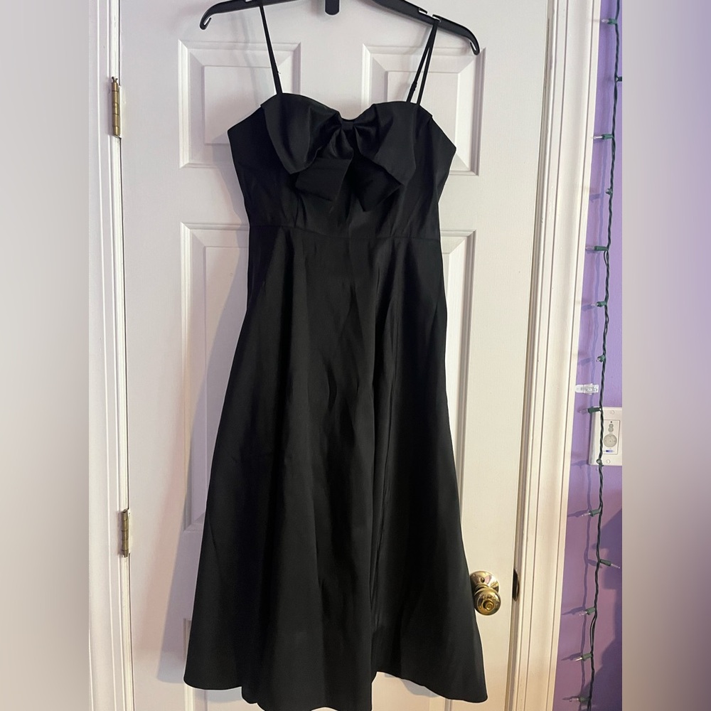 Target black bow dress NWT